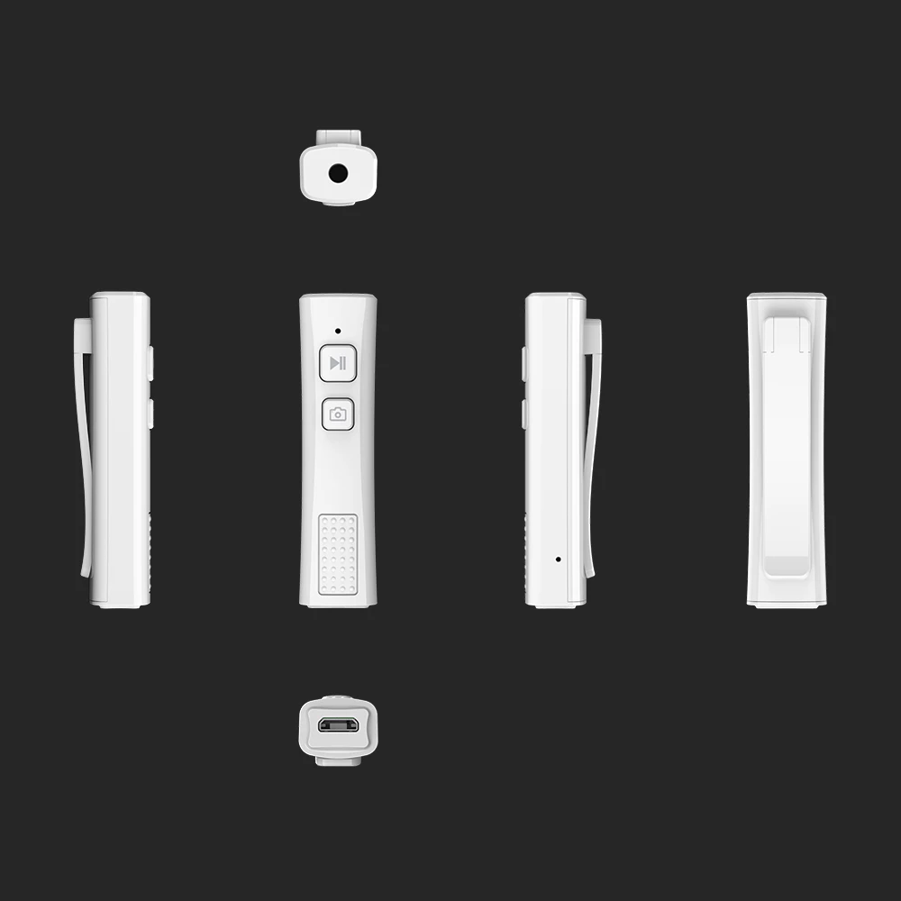 Car Audio Transmitter Receiver with Camera Voice Assistant Function, Wireless Music Receiver Adapter