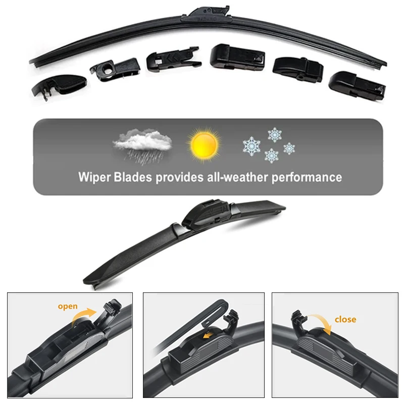 2022 Novel Design Metal Frame Chrome Material Winged Factory Wholesale Spcc Cold-rolled Car Wiper Blade