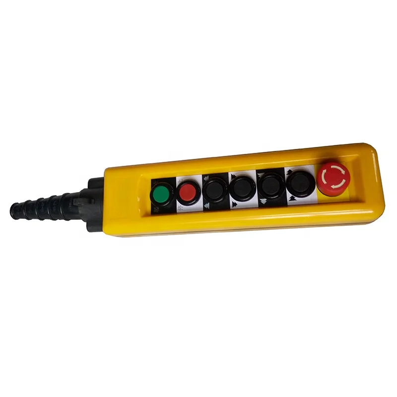 KOMAY High Quality Bridge Crane Push Button Working Plat Pendent Control