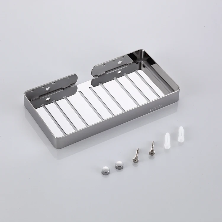 Wholesale Multi Color SUS304 Stainless Steel Large Storage Soap Rack Bathroom Accessories Soap Dishes