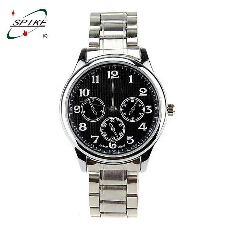 Brand your own watches japan movt quartz stainless steel watch 3atm water resistant