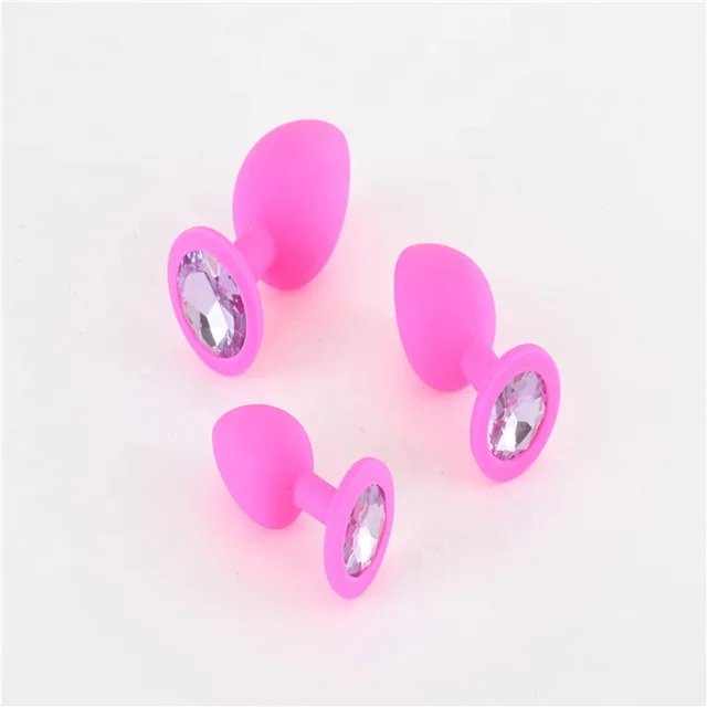 Men Sex Toys Pussy Pink Anal Plug Set,Jewelry Butt Plugin