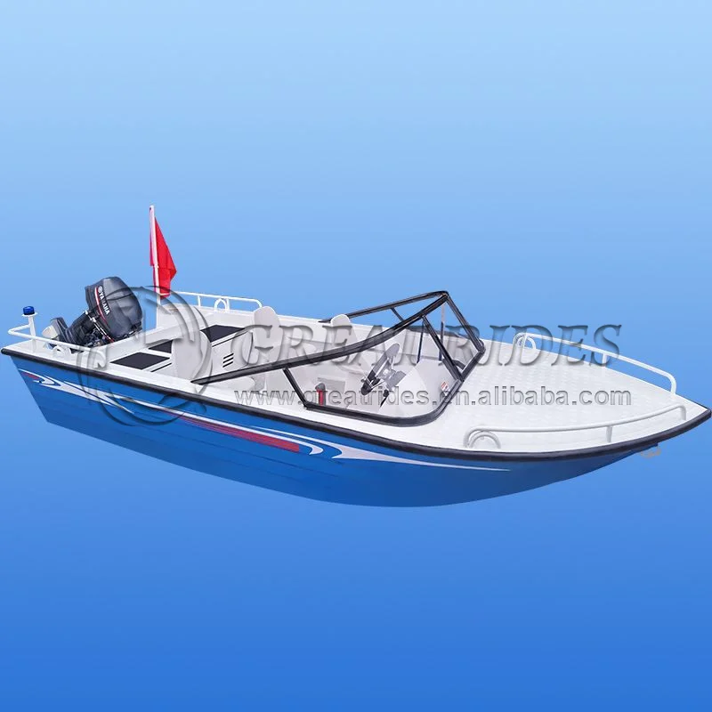 4.5m Sightseeing Family Leisure Commercial Renting Aluminum Alloy Fishing Boats For Sale