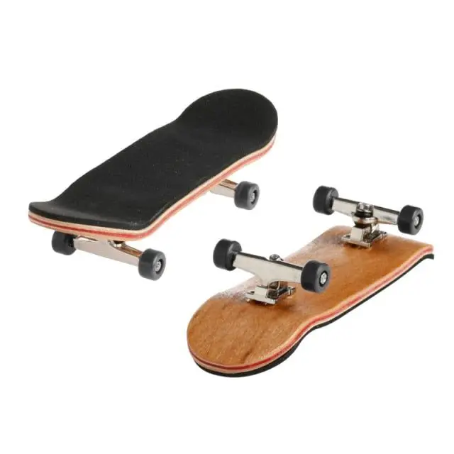 wholesale cheap maple custom wooden 32mm fingerboard trucks finger board skateboard mini tech deck finger skateboard