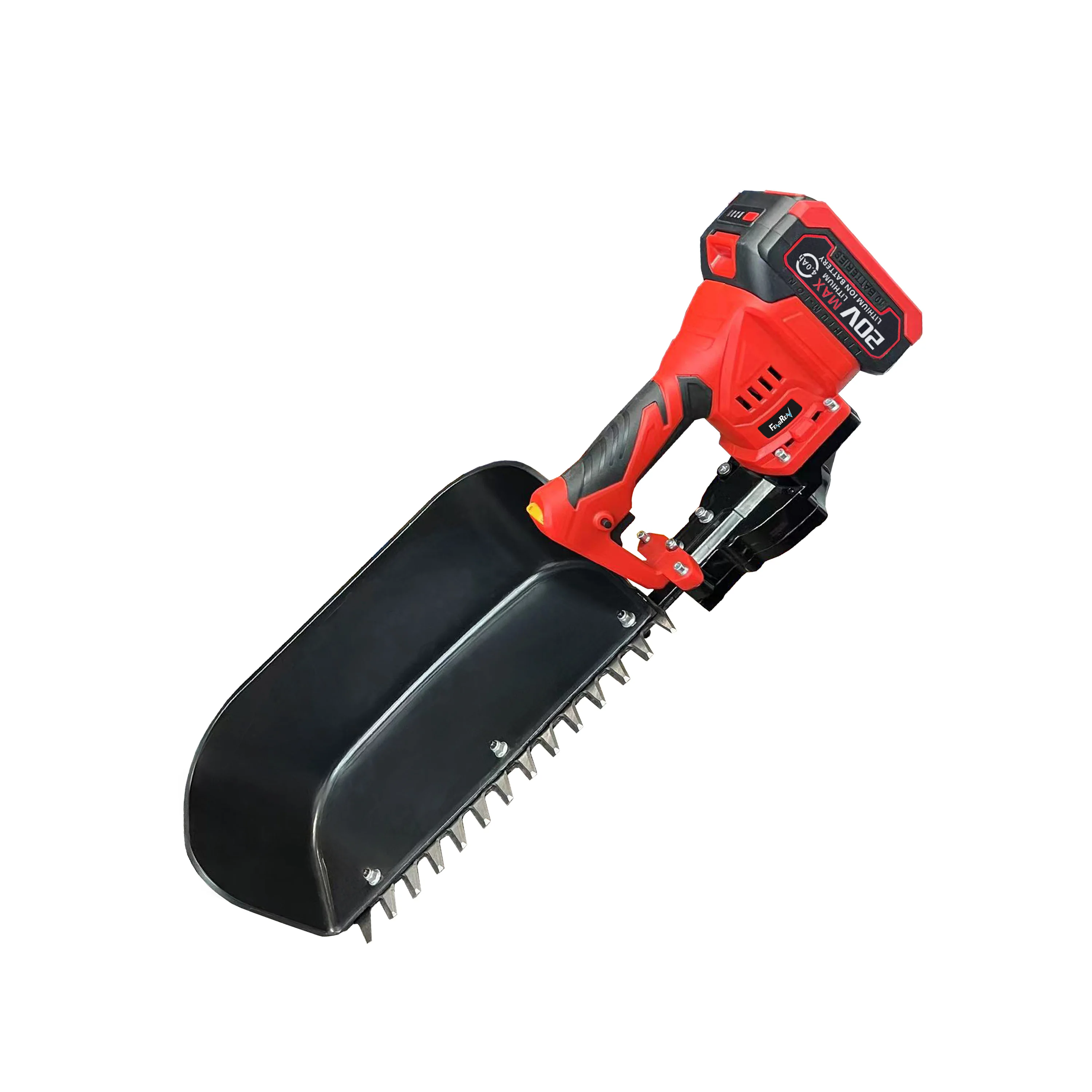 compact design light weight cordless electric 20V tea harvester with large baffle and stainless steel blades