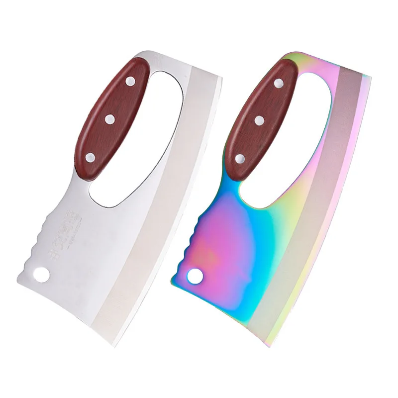 Kitchen Labor-Saving Knife Red Pear Wood Handle Cutting Vegetables Household Slicing Kitchen Knife