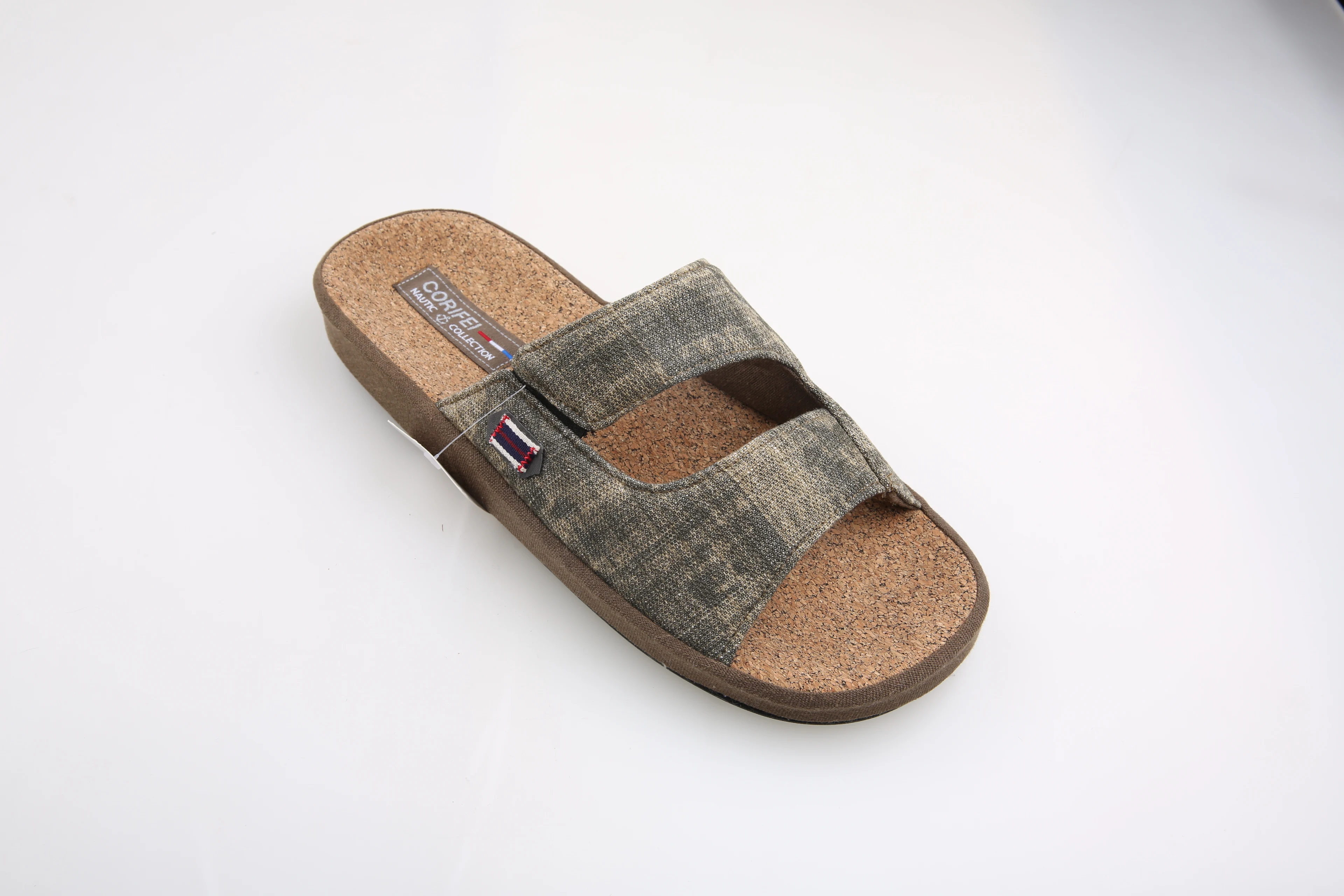 Лидер продаж летние пляжные мужские шлепанцы на платформе с пробковой подошвой удобные и сандалии из пробки