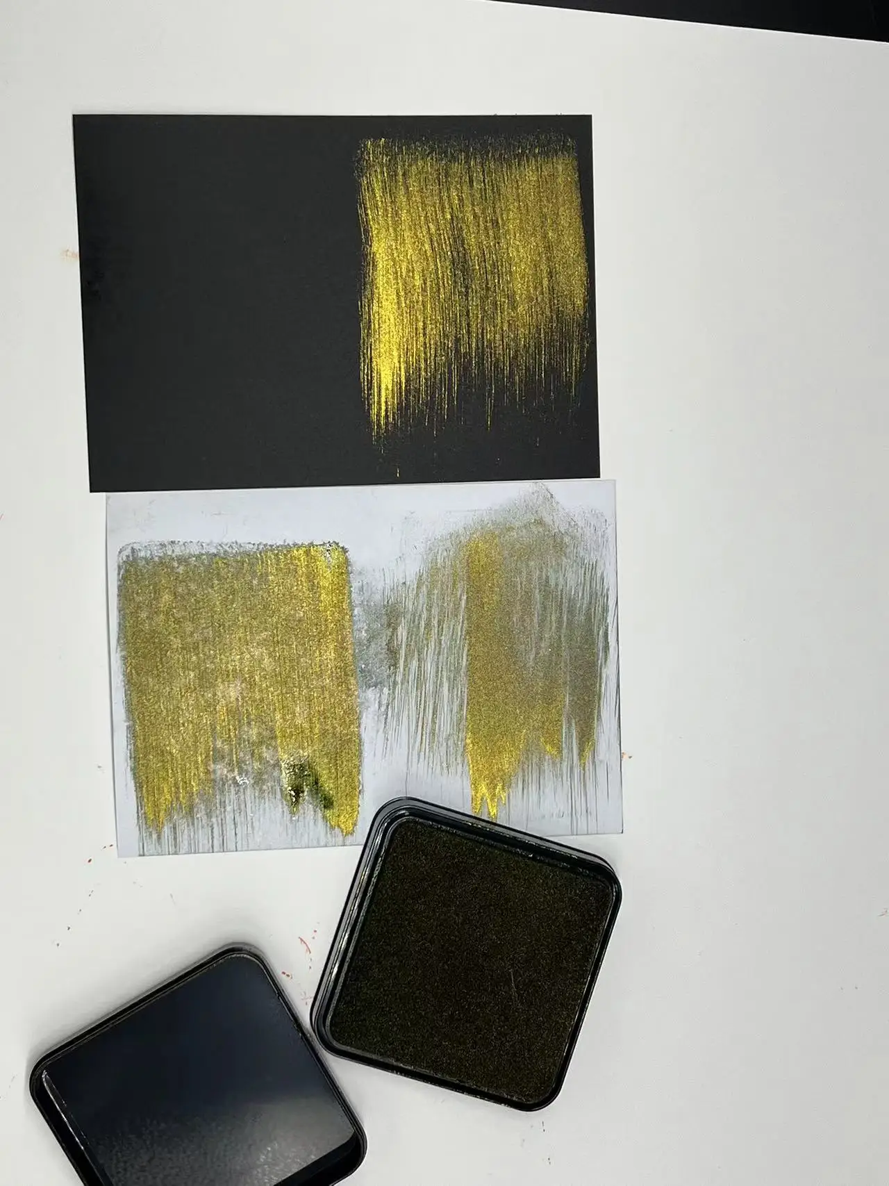 Wholesales Craft Oxide ink with gold shimmer pad stamps printing for Kids Scrapbooking Painting