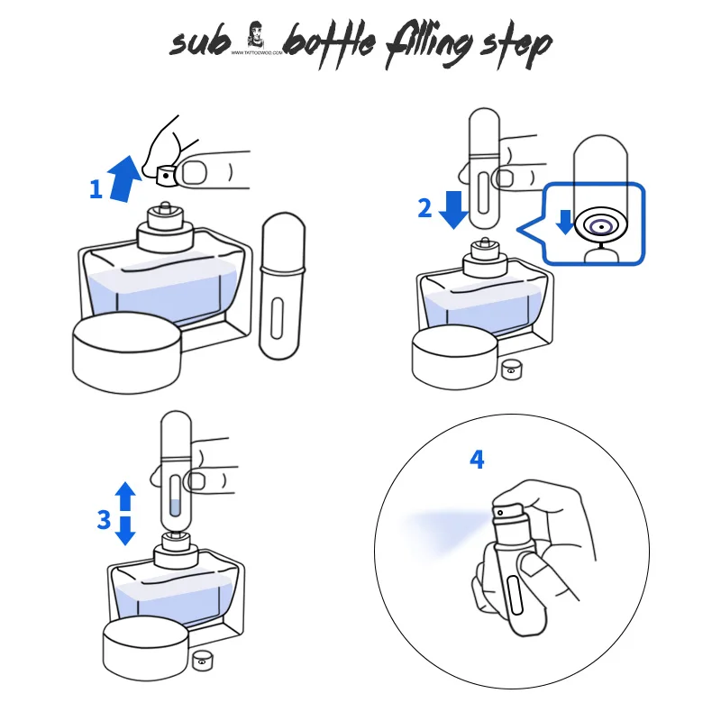 Mini Cute Refillable Travel Seven Color Hot Sell Perfume Bottles Spray Bottle Aluminum PUMP Sprayer Binqi Factory Supplier 5ml