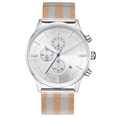 New arrival Relogio masculino business style watch stainless steel band wristwatch for men quartz movement wrist watches