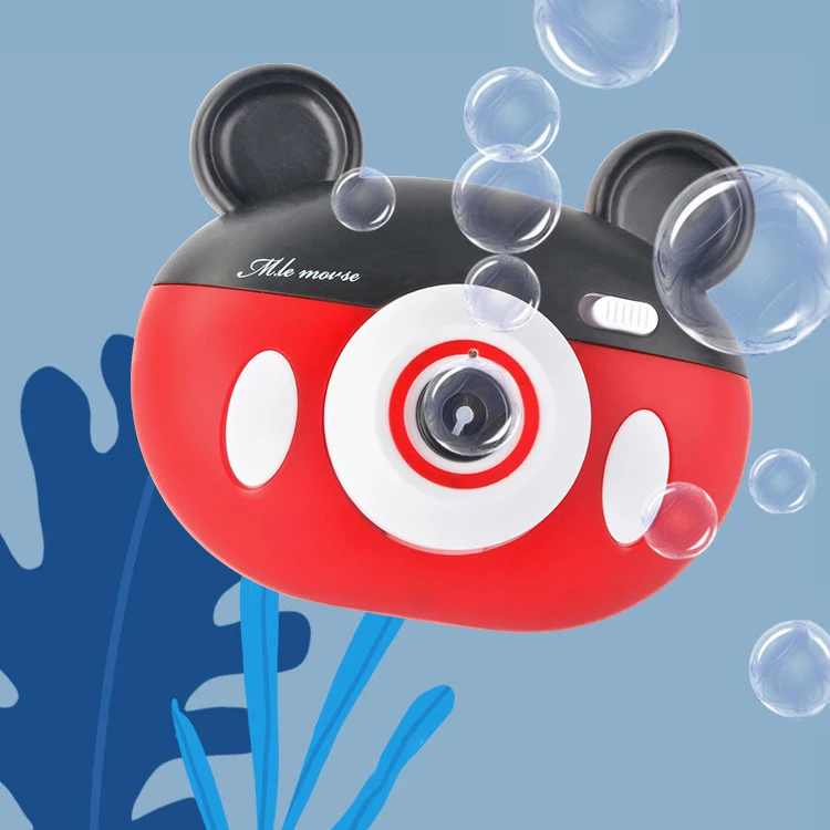 Light Up Toys LED Micky Bubble Machine Mini Mouse Camera Bubble Summer Outdoor Gift Toy