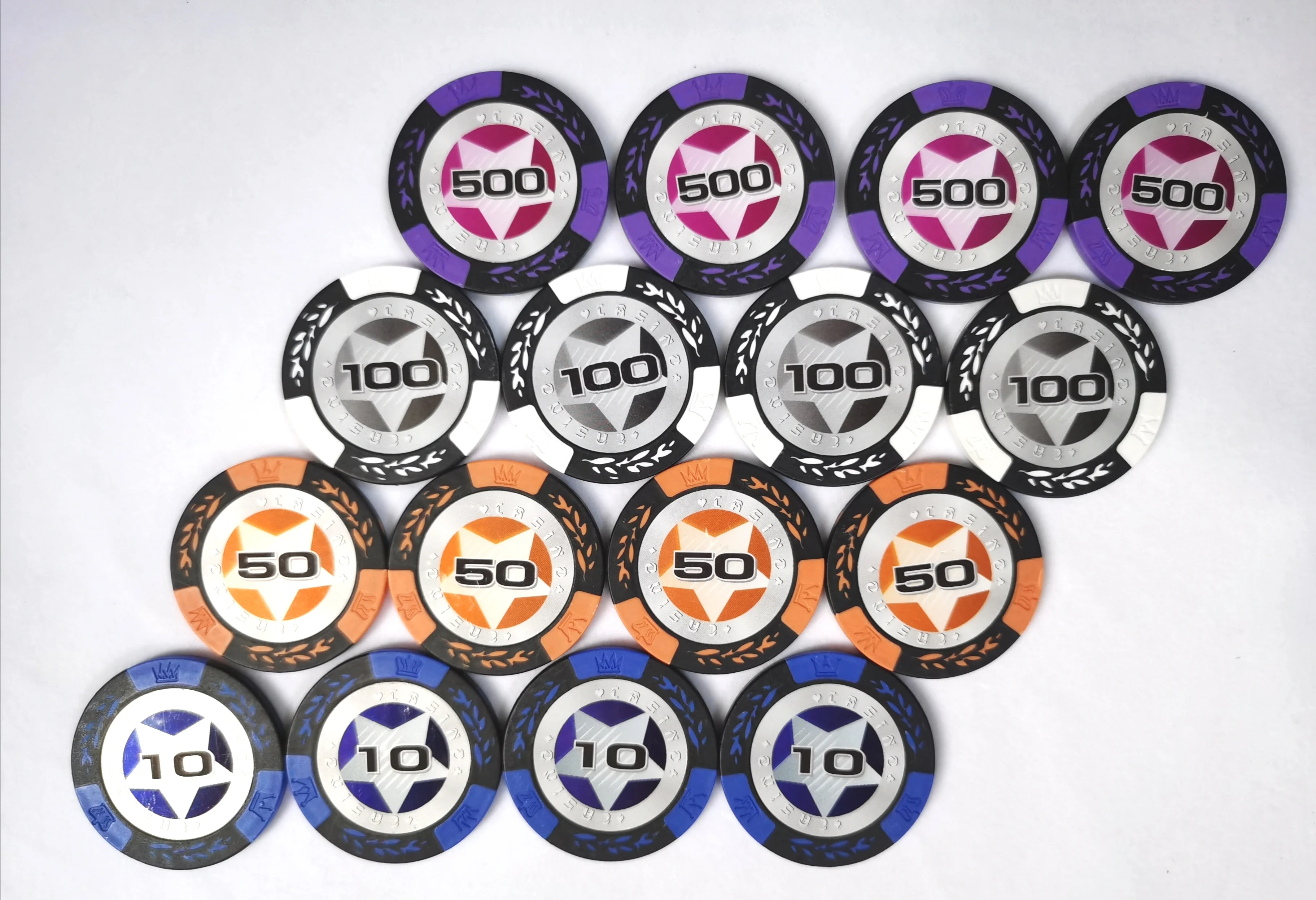 Wholesale price high qualitylay Casino Poker Chips Custom Poker Chips Casino clay poker chip