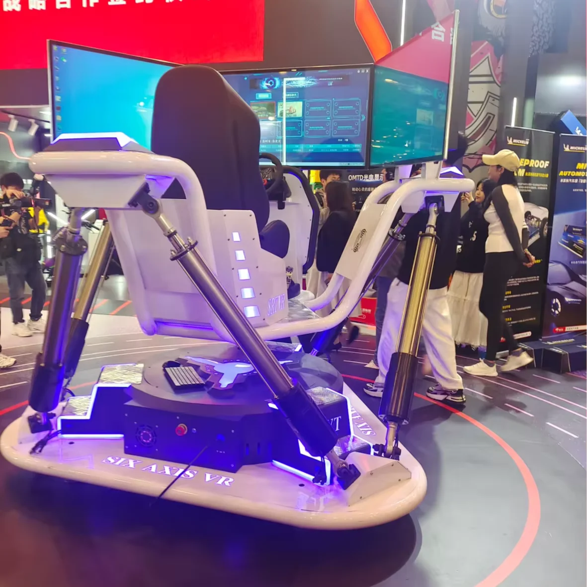 Amusement Kid Virtual Reality Car Racing 9D VR Amusement Theme Park Ride On Car Driving Game Simulator Machine