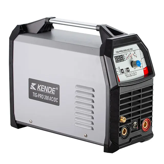  Kende 220V смарт DC TIG 200A Технология IGBT сварочный аппарат инверторного типа для сварки импульсивная Сварка вольфрамовым электродом AC