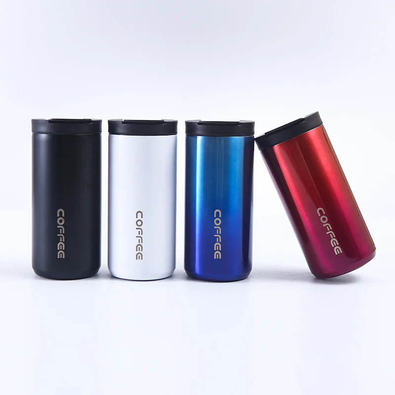 Hongtai Drinkware 350ml customized mugs double wall mug cup SS vacuum snow globe tumbler