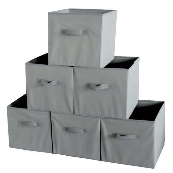 High Quality Collapsible Cube Bins Non-Woven Closet Organizer Storage Box