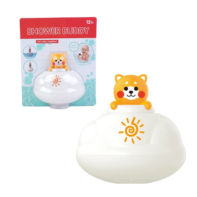Cute Cartoon Animal Floating Bath Toys Plastic Water Spray Toy for Toddlers for Bathtub Shower Toys for Children