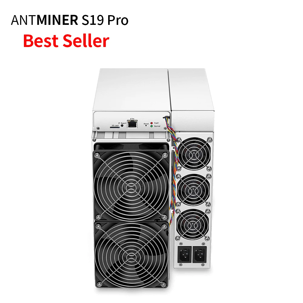  2021 Bitmain Antminer S19 Pro 110Th Miner 3250W машина для майнинга биткоинов pro