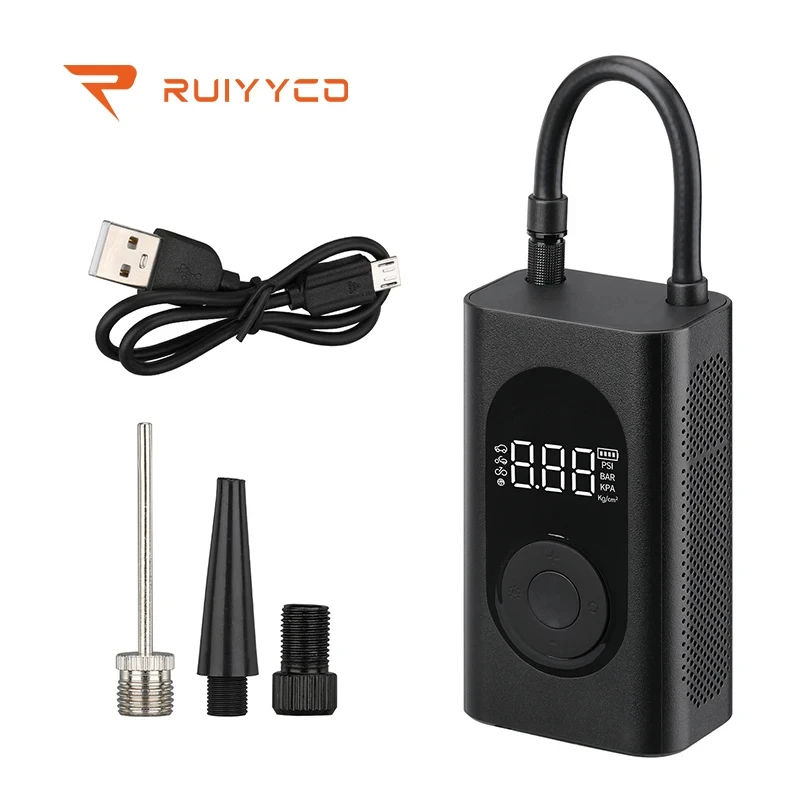 Rechargeable Electric Mini Digital Wireless 4000mah 150PSI Automatic Portable Air Compressor Car Tire Inflator Pump