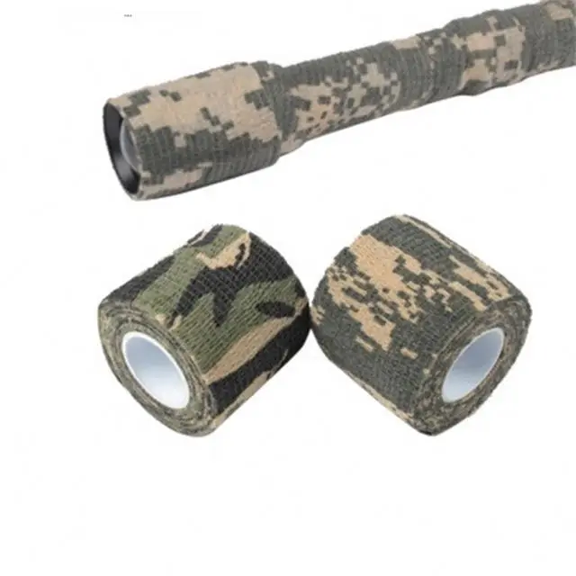 Camouflage Elastic Compression High Elastic Band Clip Crepe Bandage Tummy Belt Elastic Belt