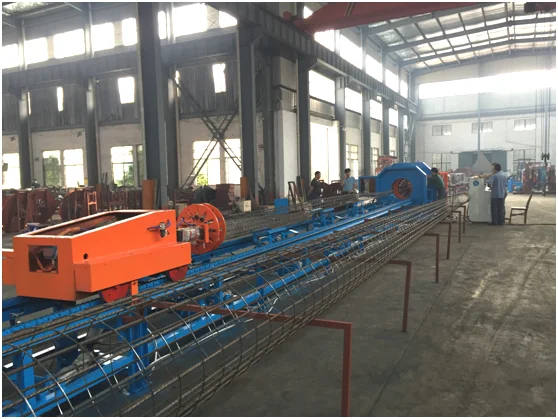 Welding machine for prestressed concrete pole reinforcement cage