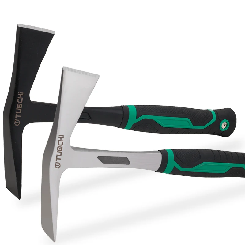 Multifunctional outdoor wood splitting geological exploration tool axe tip mountain planing tool Geological Estwing hammer