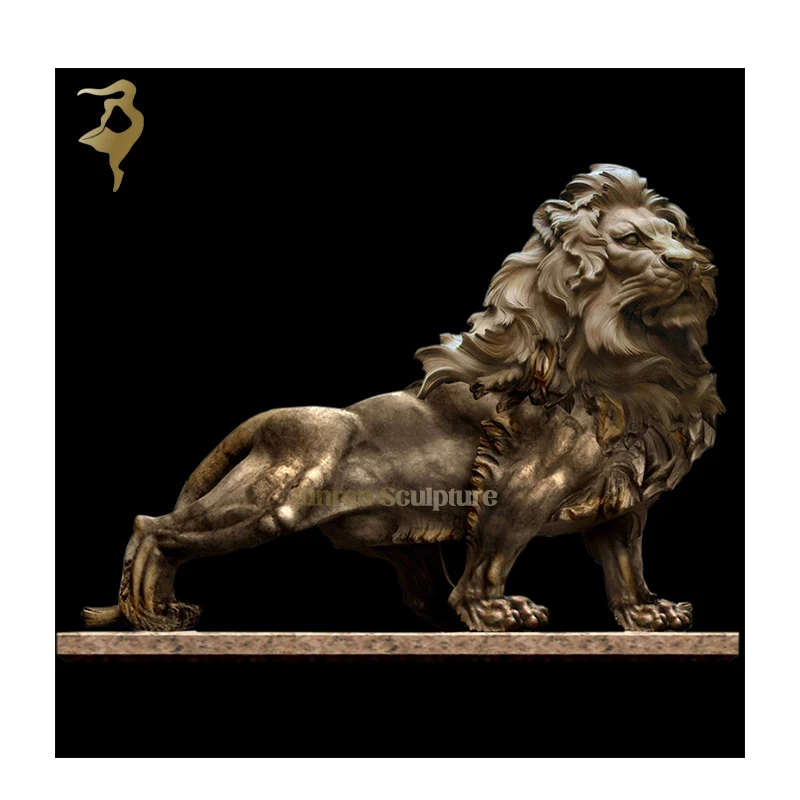 Customized small metal real size copper antique brass horse statue indoor