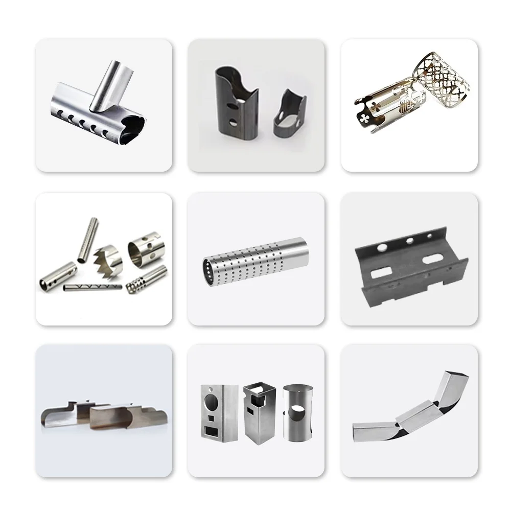 High Accuracy Automatic Double Chuck 6000W Fiber Laser Pipe Cutting Machines Metal Square Tube 6kw Laser Cutter Machine