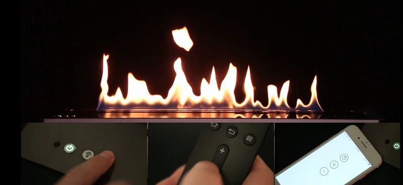 hot sale chimenea etanol electric indoor fireplace