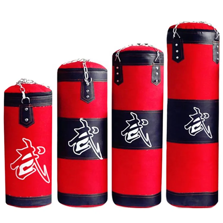 Customized kicking boxing punching bag nylon material boxing heavy punching bag