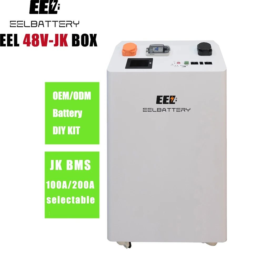 EEL Новый 48 В 280ah с JK BMS 10E Box Lifepo4 чехол для аккумулятора 48 В 15 кВтч аккумуляторная батарея для хранения солнечной энергии