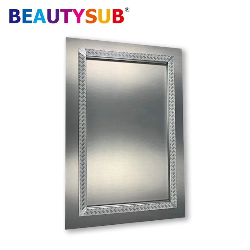 Back Aluminum frame BSF-B002 for hanging mount HD photo panels Aluminum frames for shadow mount display set 45 degree angle