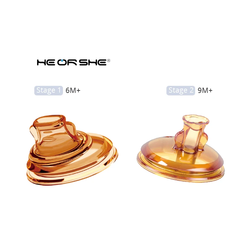 HEORSHE health sippy cup silicone spout non toxic sippy cup accessories spout for sippy cup