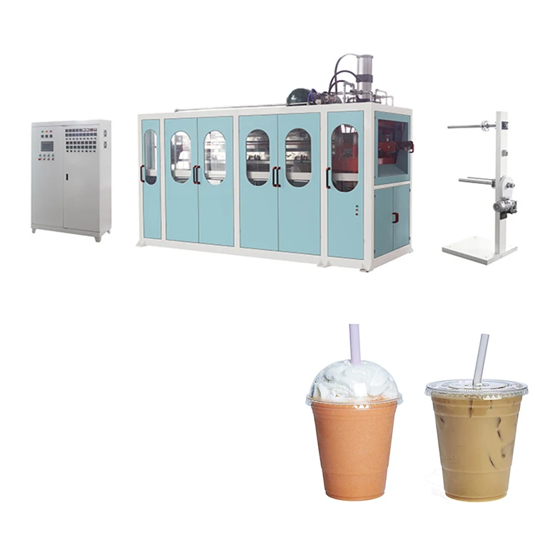 food grade disposable cup bowl plastic product container thermoforming making machine
