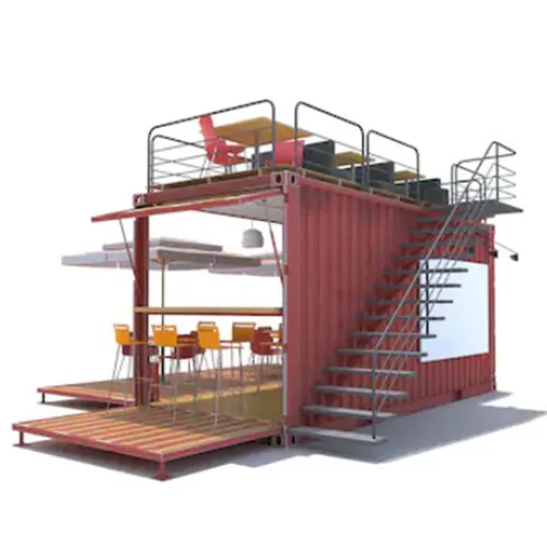 
prefab modern shipping container house customized container fast food coffee shop for sale 