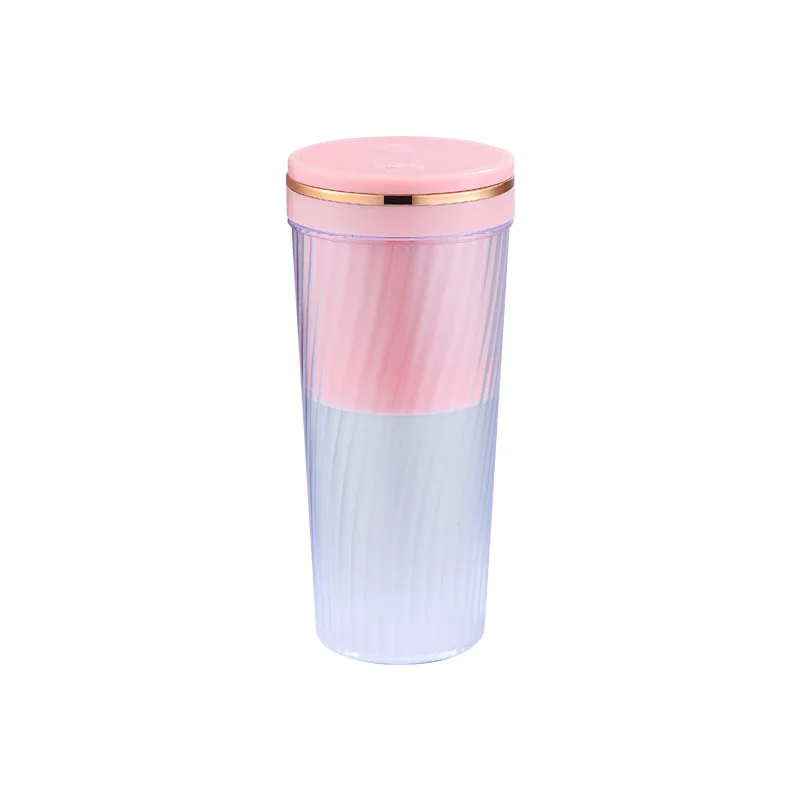350ml multi functional  wireless usb rechargeable portable juicer cup sports plastic fast pulping cup blender