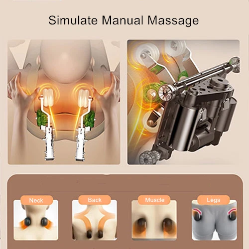 Professional Massaging chair Factory SL Track 4D Heating Electric Automatic Full Body Stretching Zero Gravity Massage Chair