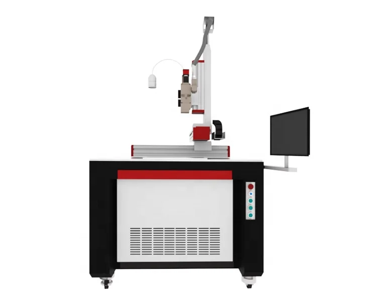 Platform 4 axis Automatic Laser Welding machine 4D Laser Welding CNC welding system with Rotary Jig four dimensional Welder