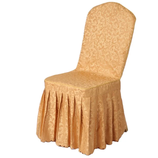 High quality dining chair cover dining chair seat cover spandex chair covers wedding champagne color