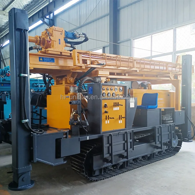 400m Deep Crawler Portable Water Well Drilling Rig Machine Prices For Sale