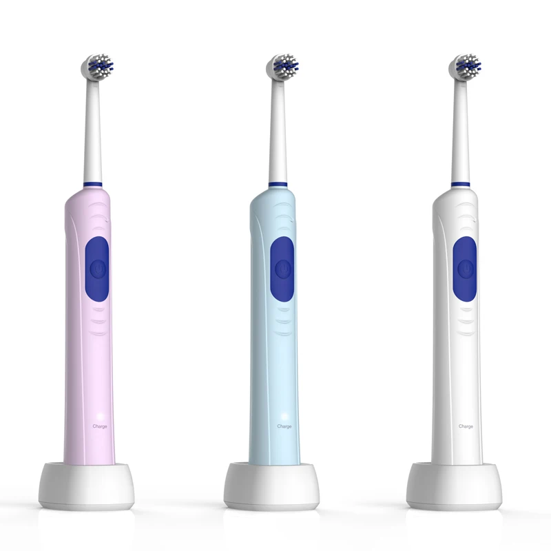 one button rechargeable  rotary  toothbrush dental care toothbrush  HYK-11004