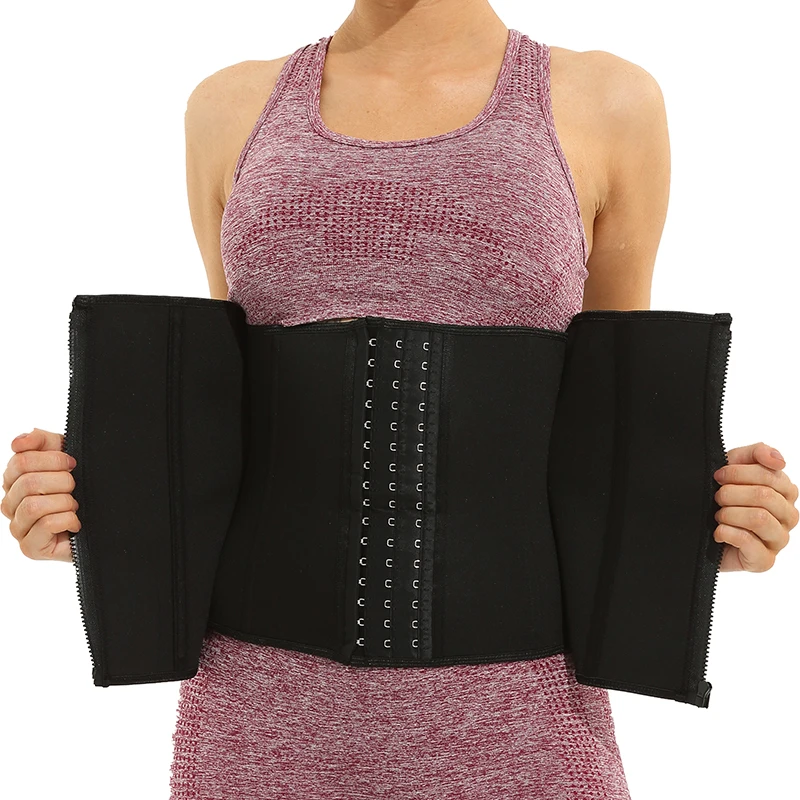 Neoprene sudation Sweat double control Belly Belt Waist Trainer gaine ventre plat
