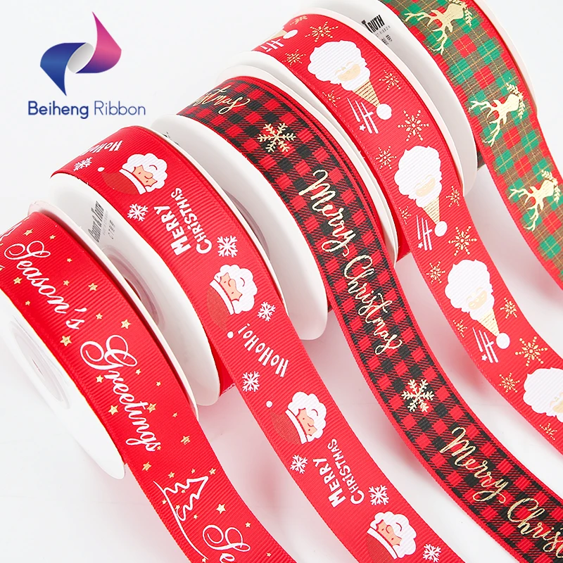 Wholesale Screen Ink Printing Grosgrain Zebra Ribbon for Festival Crafts