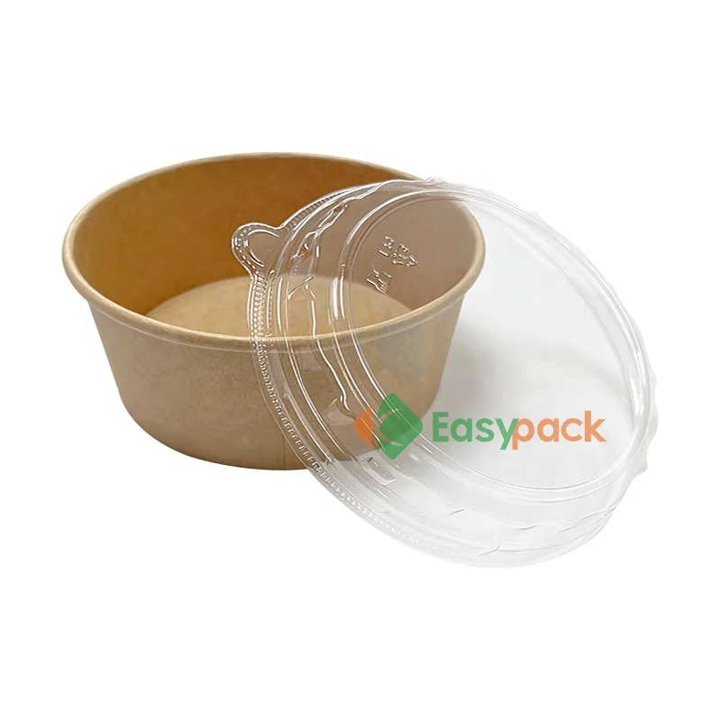 32oz 1000ml paper bowl craft paper bowl waterproof salad bowl
