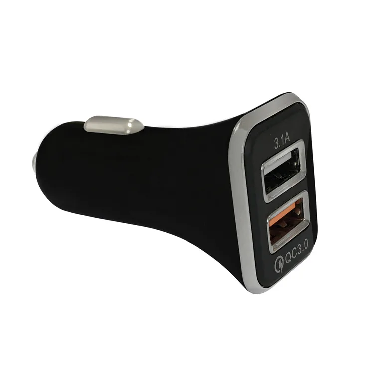 
QC3.0 mobile cell phone quick charge dual 2 usb car charger adapter for tablet for smart phone for samsung 