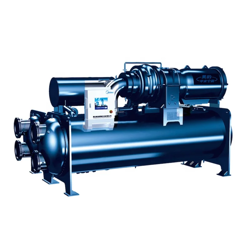 High efficiency full falling film centrifugal chiller