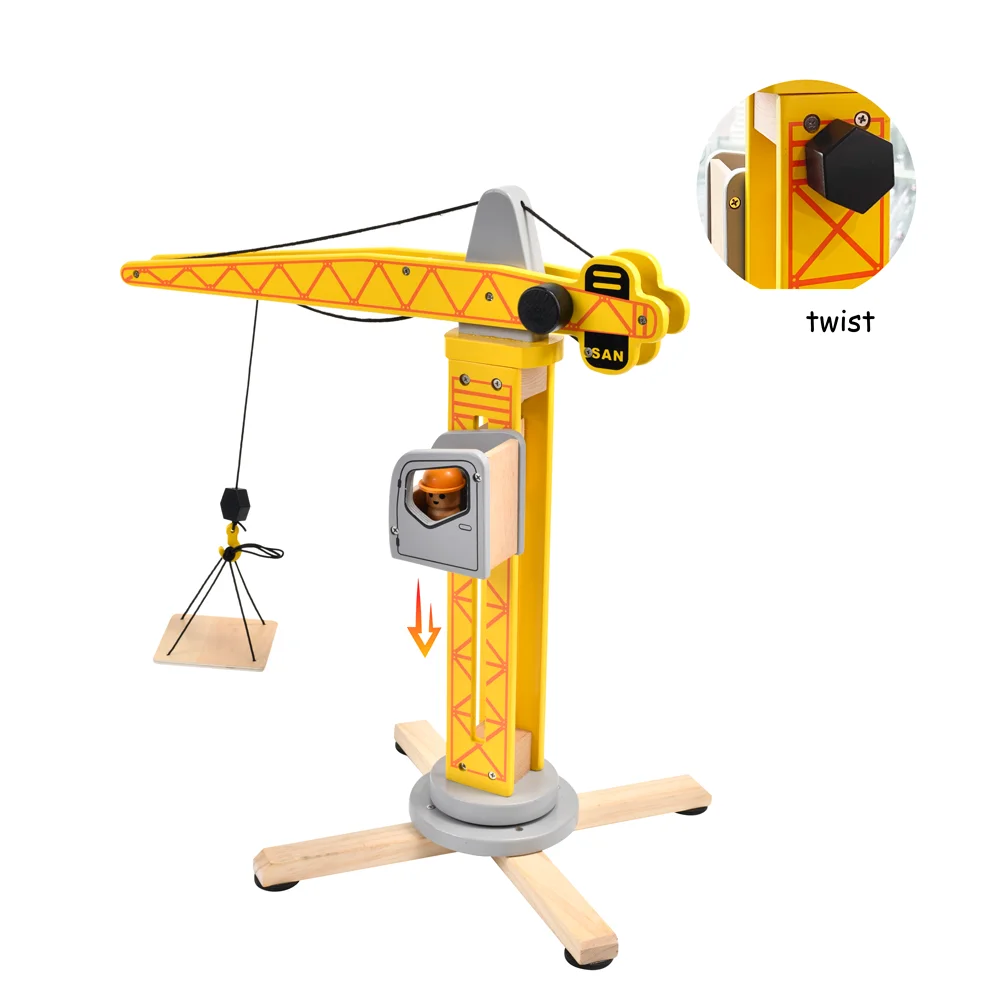 construction engineering tower crane toys for children pretend gift