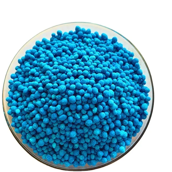 Hot sales NPK 12-11-18 2MGO Blue granule fertilizer for corn and rice