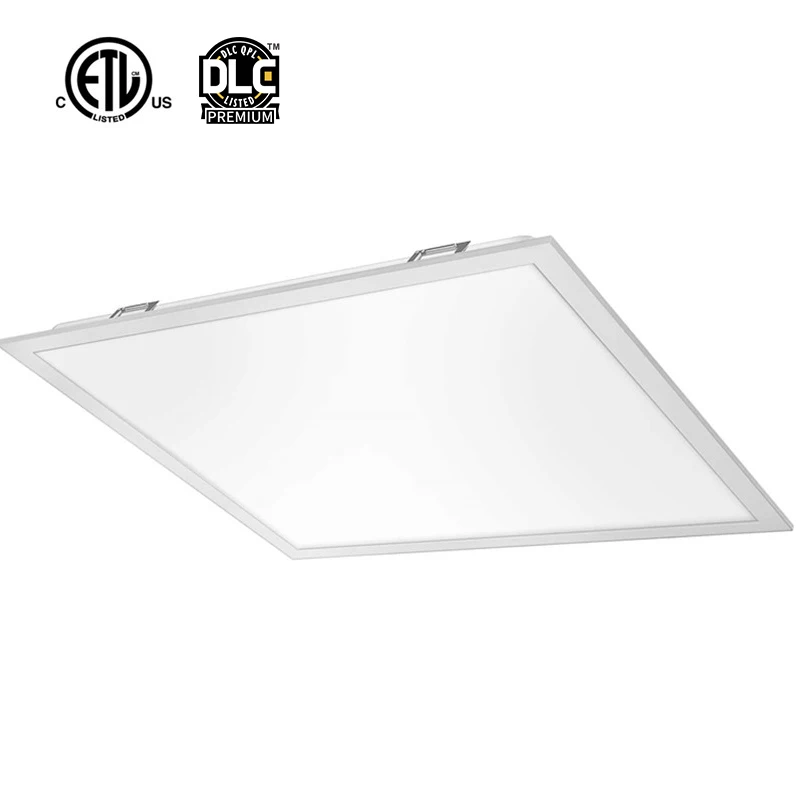 ETL офисное освещение высокая яркость 2x2 2x4 3CCT Диммируемые светодиодные потолочные панели лампа с подсветкой
