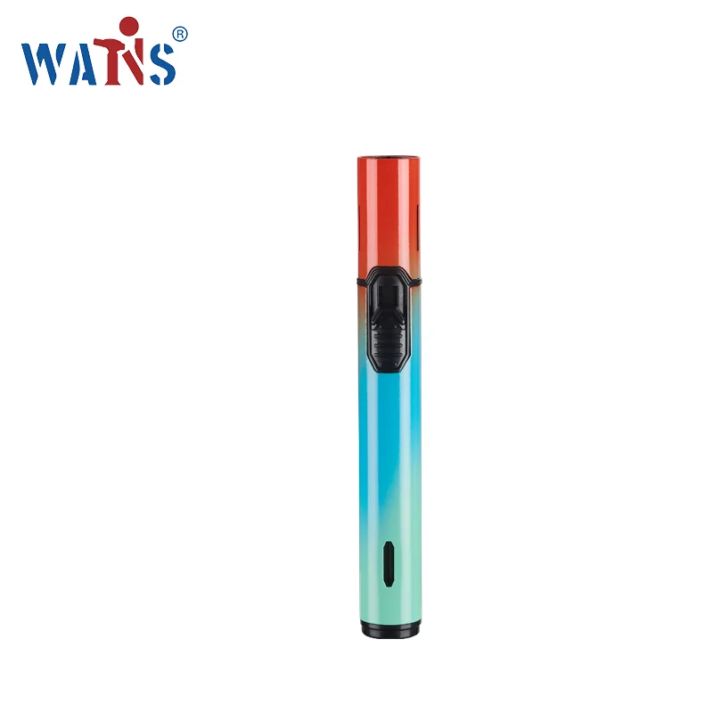 Portable reusable business gift dedicated jet micro direct blue flame butane torch LIGHTER